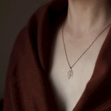 moorigin 綠意項鍊 XS | 醫療鋼・抗過敏・可洗澡・不掉色