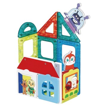 ANPANMAN 麵包超人 趣味學習拼拼磁貼 麵包工廠組  1套  11片