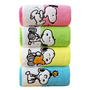 官方正品 Snoopy 史努比 浴巾 超吸水  珊瑚絨 洗臉 吸水 毛巾 沙灘 浴巾 卡通  柔軟 洗澡浴巾