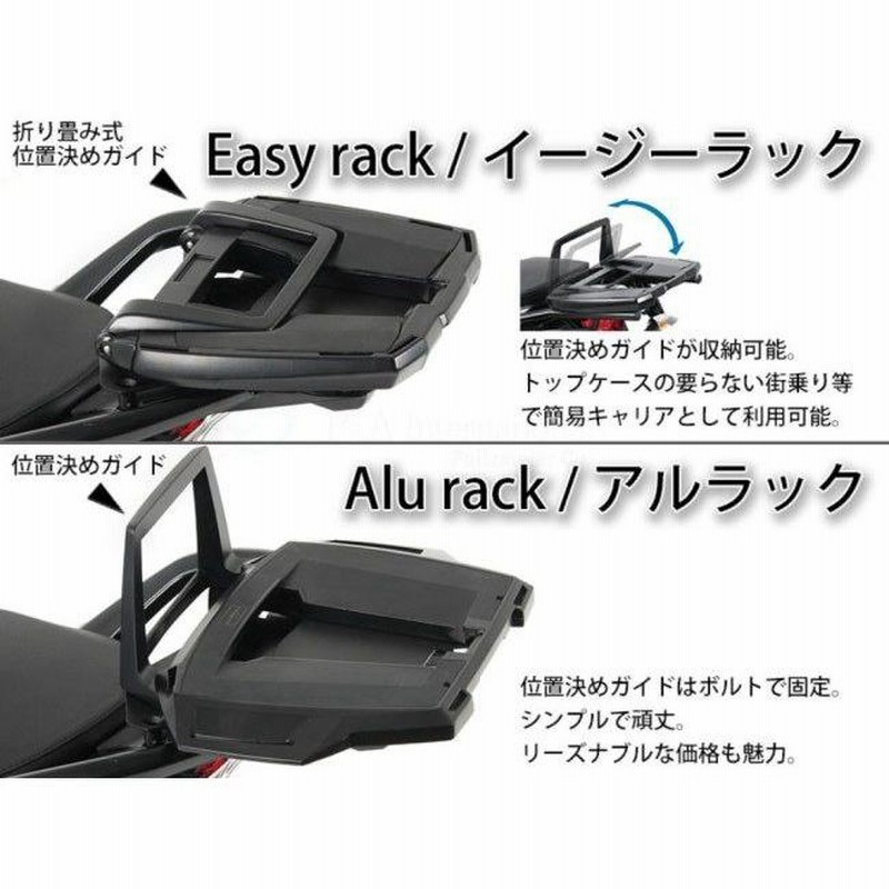 R1200R.R1200RS等　トップケースホルダー ヘプコ＆ベッカー トップケースホルダー アルラック BMW R1250R