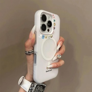 🔥iPhone手機殼｜圍圈小怪獸適用蘋果iphone17promax手機殼14/13/16二合一磁吸新