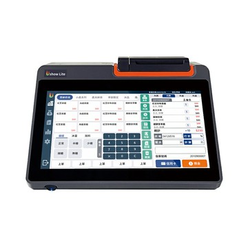 Ushow Lite POS系統(Android)含客顯螢幕​一體式收銀機 電子發票機/台 (網路最低價)