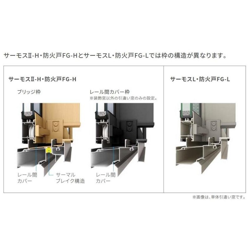 サーモスII-H シャッター付引違い窓 4枚建て 標準タイプ / 電動 Low-E