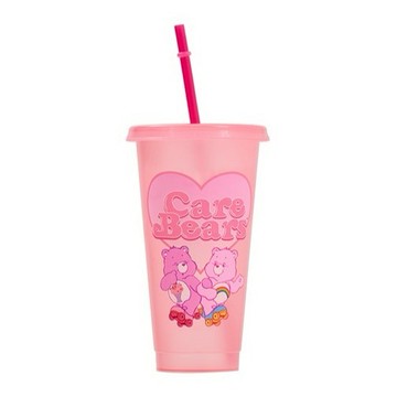 [快速出貨]【CACO Cafe】CareBears愛心變色冷飲杯