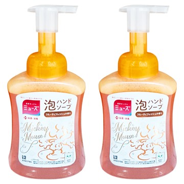 Muse 抗菌慕斯洗手泡 果香 含三種保濕成分  250ml  2瓶
