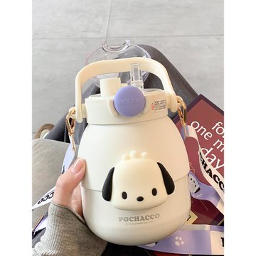 三麗鷗大肚杯保溫杯子女生大容量可愛高顏值吸管雙飲水杯新款2026