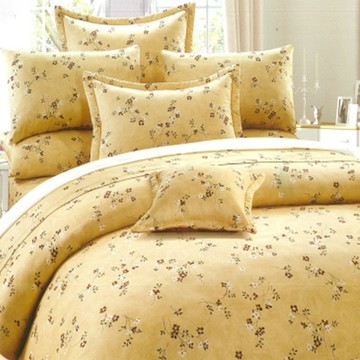 床罩組-雙人加大 / 精梳棉六件式 / 暖陽花苑 台灣製