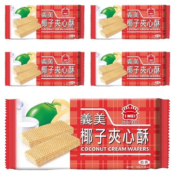 義美 夾心酥 椰奶  152g  5包