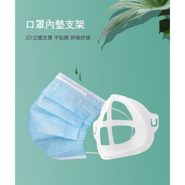 【巨路生活】口罩支架 防悶內托透氣3D立體可清洗 運動或長期戴著必備