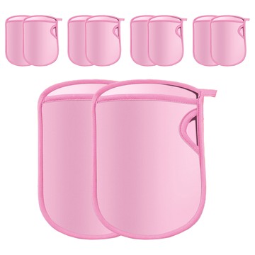 兒童搓澡手套 PVA珍珠棉 柔軟耐用 無痛搓澡 入水變軟 親膚舒適 高彈耐搓 粉色  5雙  1雙