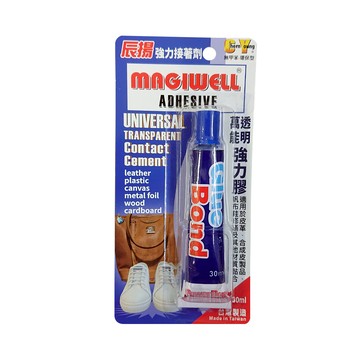 【辰揚】3030萬能 透明 速乾膠 強力膠 30ml 1入(強力接著劑)