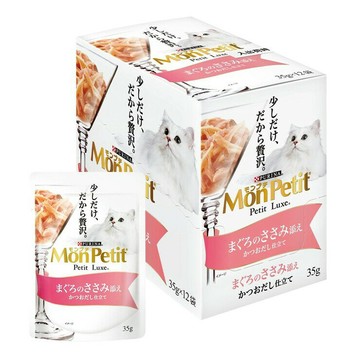 Mon Petit 貓倍麗 極上餐包 鮮鮪嫩雞 35公克 X 12入 (四組)