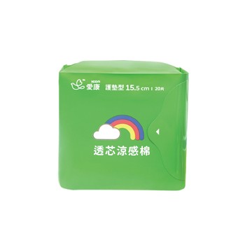 ICON 48包/箱-涼感衛生棉 15.5CM 護墊型