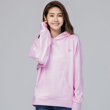 MIT素色刷毛極暖短版連帽T(戀愛粉 女M-3XL)