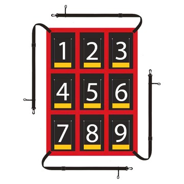 【全網低價 可打統編】新款棒球投球練習數字九宮格目標網布提升棒球擊球精準度訓練習網