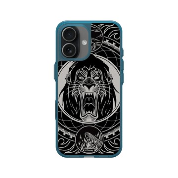 iPhone 17 Clear (相機按鈕) 夜幕藍 - Disney Villains - 獅子王 — 刀疤咆哮