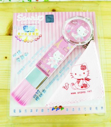 【震撼精品百貨】Hello Kitty 凱蒂貓~鍵盤清潔組-粉玫瑰