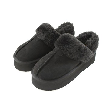 【AmiAmi】毛茸茸系 2WAY厚底毛絨拖鞋 KK2005