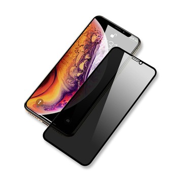 iPhone Xs / X 貼 iPhone X/XS 絲印 滿版 高清防窺 9H鋼化玻璃膜 手機螢幕保護貼 防撞 防摔 手機貼膜 iPhone X/XS 保護貼 X / XS 玻璃保護貼 手機保護貼 鋼化膜