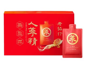 老協珍 人蔘精 GABA Plus 麥蘆卡蜂蜜口味 70毫升 X 33入