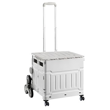 萬用折疊購物車 爬梯式 特大款 75L大容量  灰色  1個