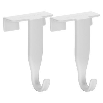 Tescoma 門板掛勾 (8.5cm)  白色  2個