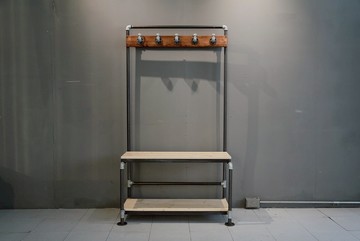 工業風水管雙層掛衣架/衣鞋架/吊衣架/可訂製尺寸