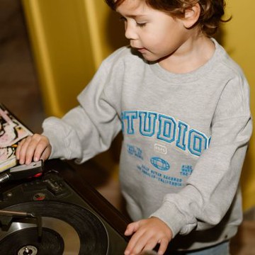 Brands4kids 工作室灰色長袖上衣_DAILYSEVEN系列