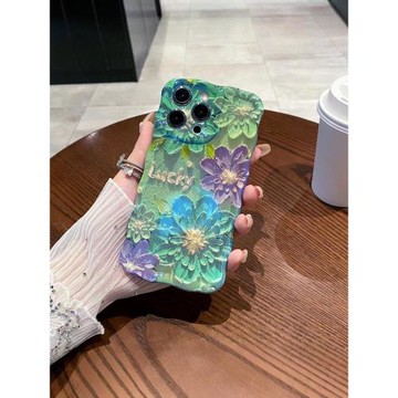 適用蘋果17promax手機殼新款iPhone16pro劉亦菲明星同款15pro綠色櫻花14plus防摔13/112軟硅膠高級感女士氣質