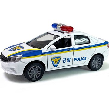 YU&ONE 合金緊急出動警車  1個  多色  11.5 x 5.5 x 5 cm