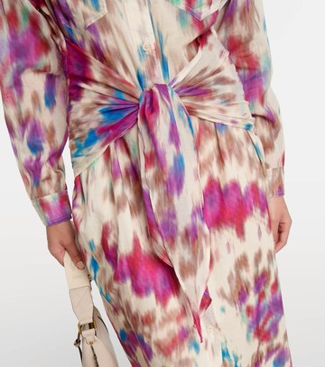 Marant Etoile Nesly printed cotton shirt dress