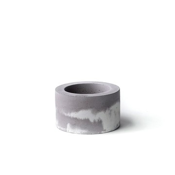 (現貨) 莫蘭迪粉系列 | 小圓形雙色混色不規則水泥盆器