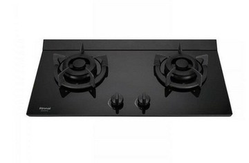 RINNAI林內 檯面式 極炎雙口玻璃瓦斯爐 (黑玻)LED旋鈕 天然/液化 RB-M2610G(B)  合格瓦斯承裝業 全省免費安裝（離島及偏遠鄉鎮除外）