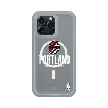 iPhone 15 Pro Max AirX 流變灰 - NBA - Logo-波特蘭拓荒者 Portland Trail Blazers - Light