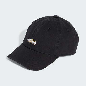 【ADIDAS】SAMBA DAD CAP 休閒帽 男女 黑色-IY4101