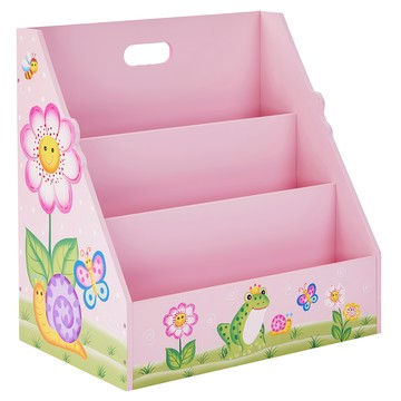Teamson Kids 魔法花園兒童木製書報架  47 x 29.5 x 47.6cm  3層  粉色