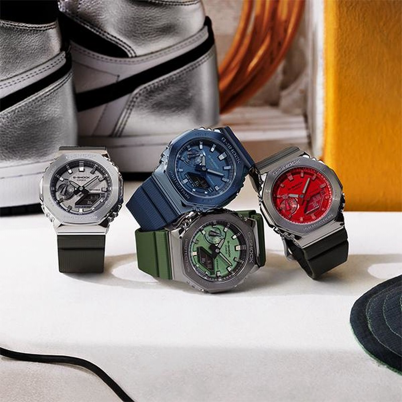 G-SHOCK GA-2100 シルバー/ 腕時計 大人のG-SHOCK】シルバー、ブラック、ローズゴールド。3種の
