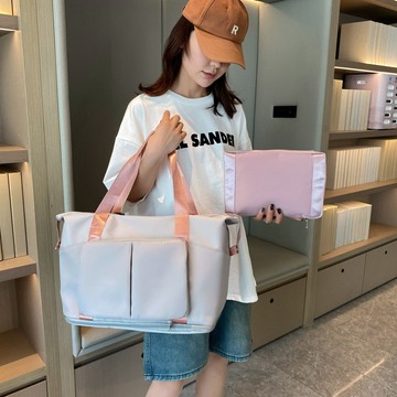 𝑳𝒖𝒄𝒌𝒚 𝒑𝒂𝒄𝒌✨健身包可擴展大容量旅行包幹濕分離輕便待産包學生收納行李包