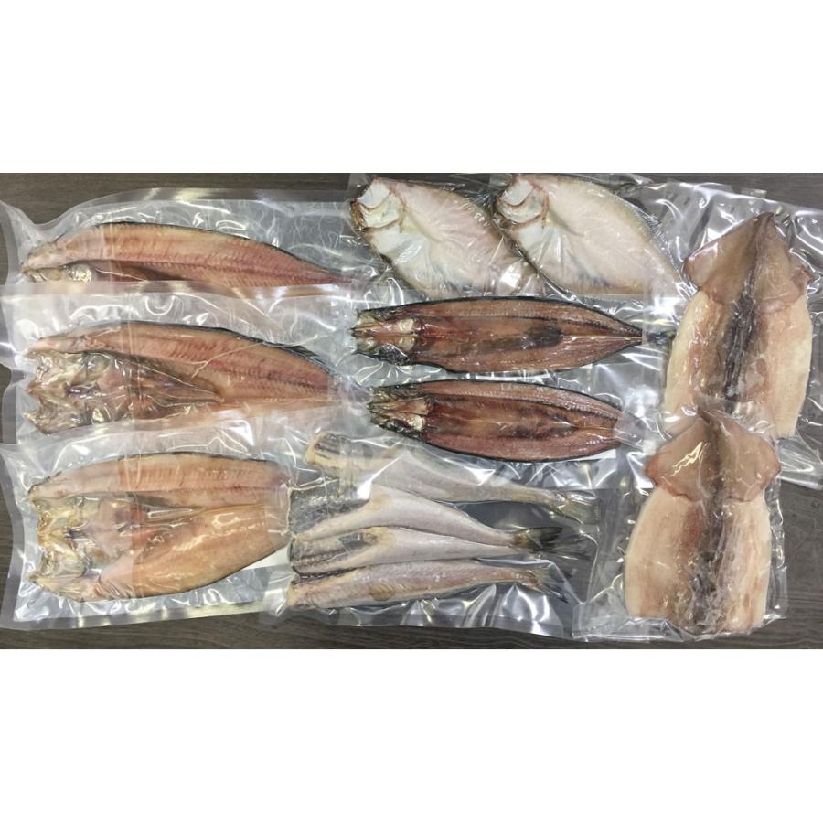 北海道 一夜干し詰合せ Cセット ほっけ開き一夜干し200g×3枚、秋刀魚開き一夜干し70g×2枚、宗八かれい一夜干し80g×2枚、姫鱈一夜干し5