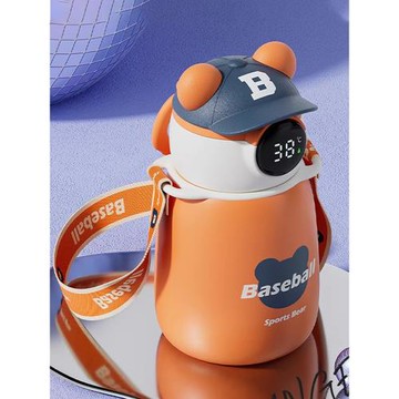 新款保溫杯兒童316高顏值吸管水壺女生男孩小學生上學專用水杯子