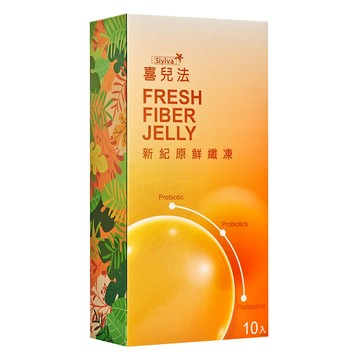 Siylva 喜兒法 a莎依 新紀原鮮纖凍 水蜜桃味  15g  10包  1盒