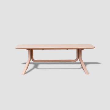 PODIUM Flex 曲木餐桌 240 cm 淺木