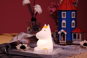 【送禮推薦】嚕嚕米聯名授權 科妮造型夜燈-矽膠