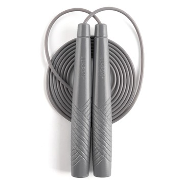 JUMPRO Fit 標準跳繩  手柄18cm x 銼刀270cm x 銼刀厚度4mm  1個  灰色