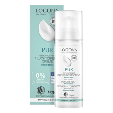 德國 LOGONA 諾格那 舒緩保濕霜 50ml 保濕 柔嫩 舒緩 乳霜 敏感性肌膚適用 附發票【心心哈德】現貨 全館499超取免運｜滿額領券最高現折$200｜雙12嘉年華⚡專櫃 美妝 香氛 保養 禮享保養 香約聖誕 美的三次方