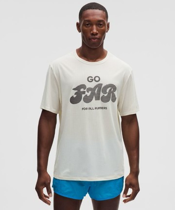 Mile Maker Mesh Short-Sleeve Shirt Run Graphic Size Medium
