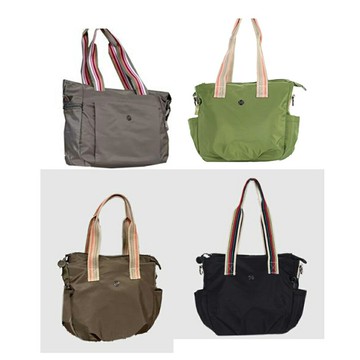 ~雪黛屋~AOKING 托特水餃包大容量附長背帶防水輕量杜邦抗刮尼龍布SOB074