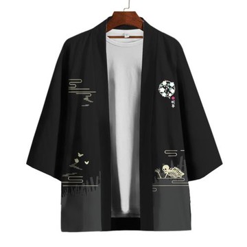 東方project魂魄妖夢動漫周邊二次元男中國風和服寬松七分袖外套