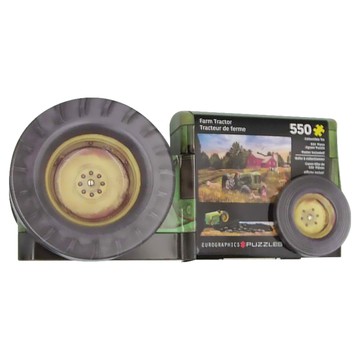 eurographicspuzzles 鐵盒拼圖 農場拖拉機 550片  1個