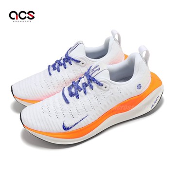 Nike 防潑水慢跑鞋 Reactx Infinity Run 4 Blueprint 女鞋 白 橘 HJ6649-900